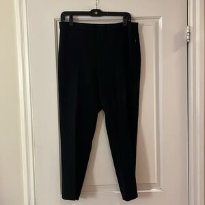Theory basic pull on crop pants, admiral crepe. Black. Size 10.